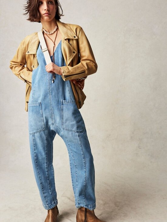 Free People Pants - Free People We The Free High Roller Jumpsuit